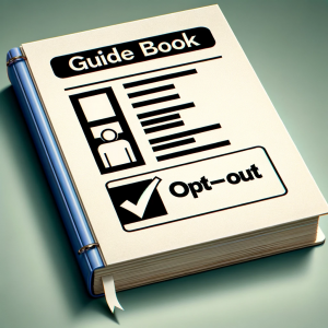 Checklist or guidebook with "Opt-Out" highlighted.