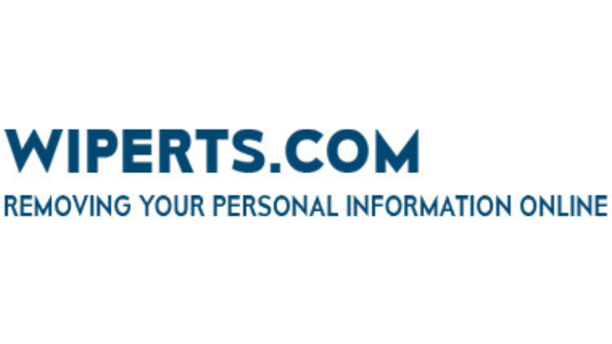 Logo of Wiperts.com, a service dedicated to removing personal information online, with the tagline 'REMOVING YOUR PERSONAL INFORMATION ONLINE' displayed in blue and capitalized font.